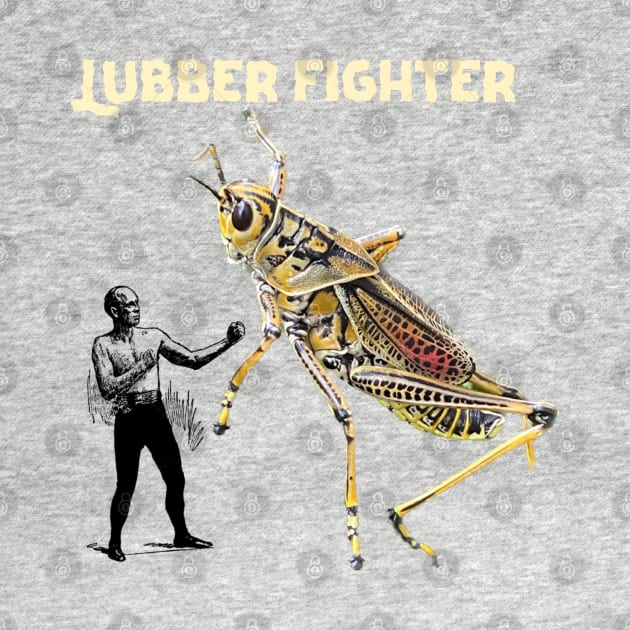 Lubber Locust Fighter T-shirt by Endless Etchings